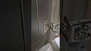 DIY Cabinet Door Hinge Stops