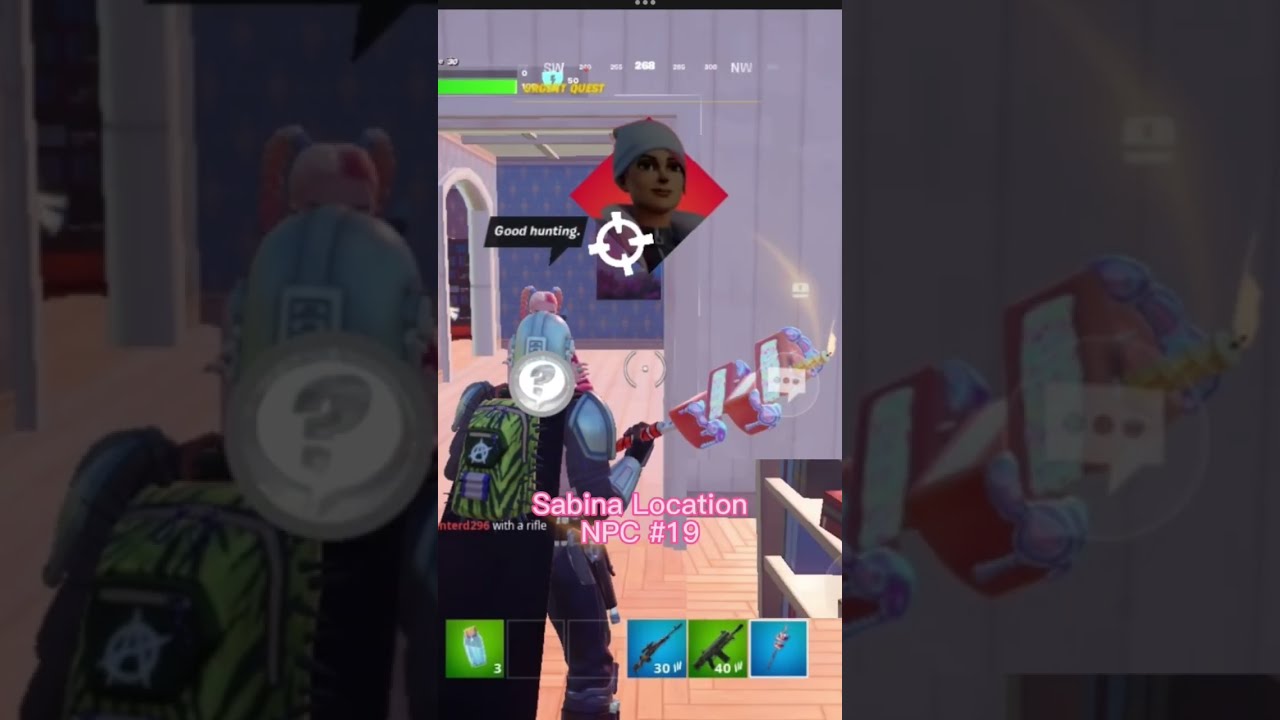 Season 4 Sabina Location NPC 19. Buy a Bounty 
