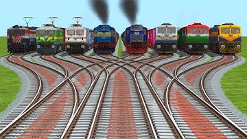 All Realistic Trains Run At Bumpy Higher Graphics Railroad crossing safety Railroad crossing tracks
