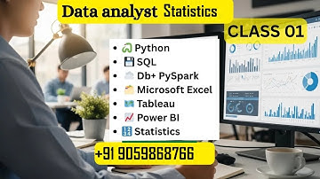 Data Analytics Training Statistics Class01 || Types of Data & Statistics | VLR Training