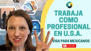 Visa para Mexicanos profesionistas!  Resumen sobre la visa TN