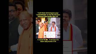 Vijay Turns Tamil Nadu CMO Into One Of India’s Biggest Political Instagram Pages🔥📲#vijaythalapathy