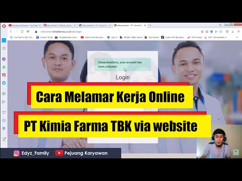 Cara melamar kerja di PT Kimia Farma TBK melalui website resmi | Lowongan PT Kimia Farma TBK