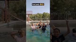 pool party 😄😎#poolparty #party #pool #enjoyment #entertainment #cousins #kids #mamibhanji #youtube