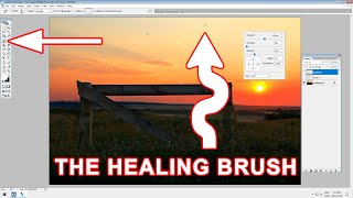 How to use the healing brush tool in Adobe Photoshop