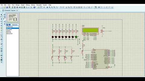 Latihan 1 pertemuan 5 Simulasi menggunakan Button, LED & LCD menggunakan Proteus & Atmel Studio