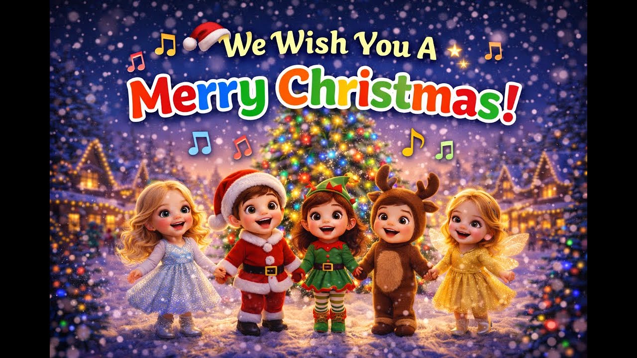 We Wish You A Merry Christmas | Nursery Rhymes & Kids Songs - YouTube