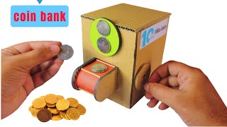 How To Make Coin Bank From Cardboard | Amazing Cardboard Project ||🔥🔥🔥#diy #viral #youtube