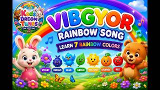 Rainbow Colors Song 🌈 | VIBGYOR for Kids | Kids Dream Tunes screenshot 3