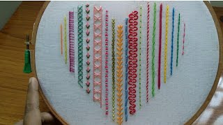 19 Basic  Hand Embroidery Stitches for Beginners