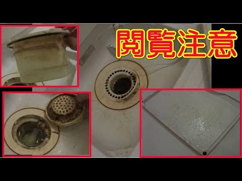 閲覧注意 二ヵ月放置のお風呂の排水溝を掃除しました Youtube