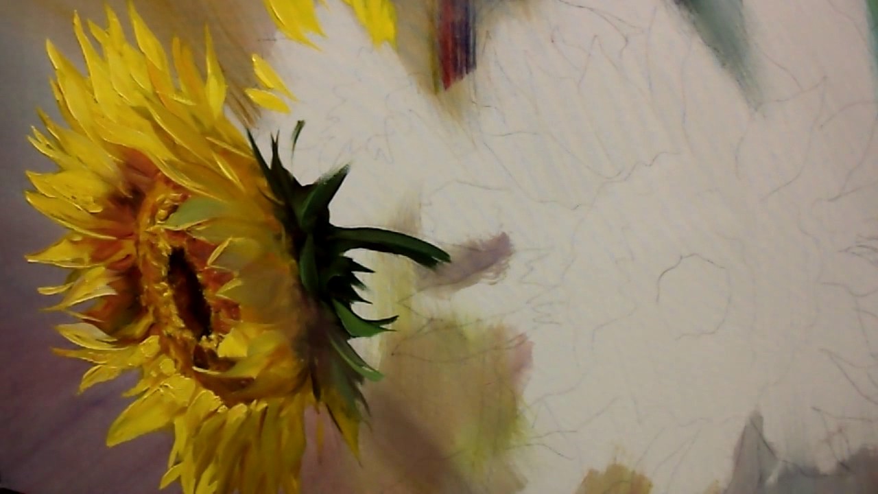 Pintando Girassóis II - Irisney Bosco