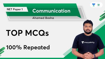 TOP MCQs Communication | 100% Repeated | Target JRF 2022 | Dr Ahamed Basha