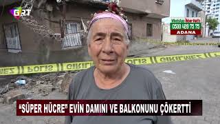 Süper Hücre Evin D Ve Balkonunu Çökertti
