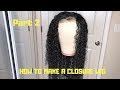 TIPS ON HOW TO MAKE A LACE CLOSURE WIG (FOR BEGINNERS) | MSHERE DEEP CURLY | MICHELLE IYERE