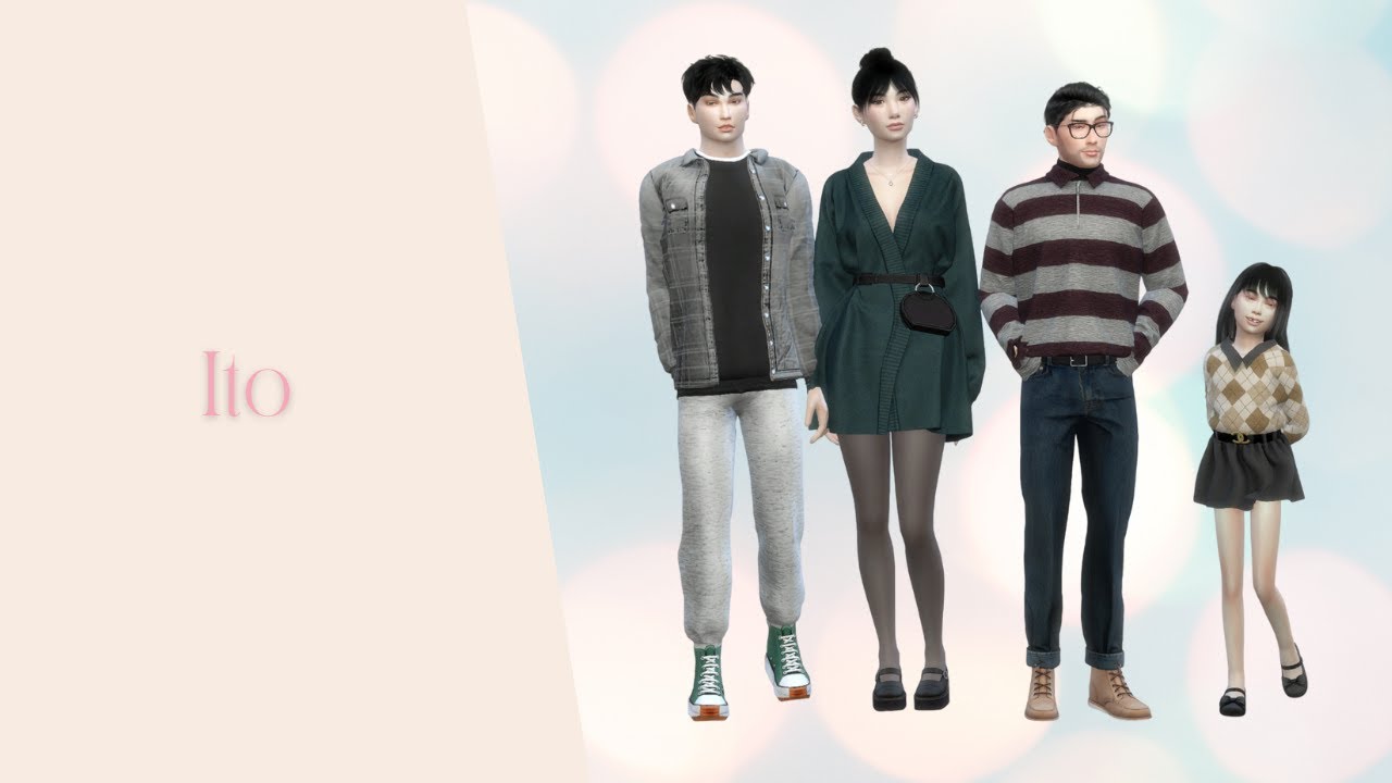 Ito Household Makeover [CAS] THE SIMS 4 - YouTube