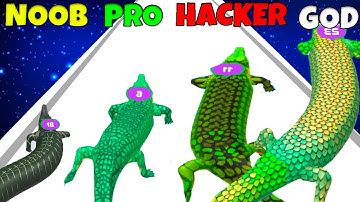 NOOB vs PRO vs HACKER vs GOD - Monster Alligator Attack