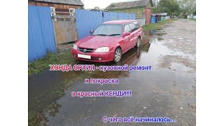 Покраска Хонда Орхия в - Кенди