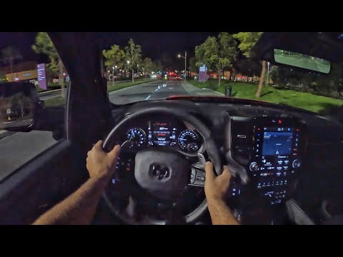 2022 RAM 1500 TRX POV Night Drive (3D Audio)(ASMR)