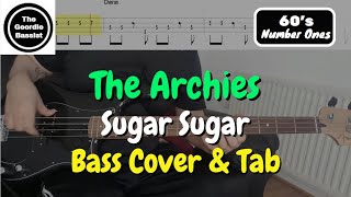 The Archies - Sugar Sugar - Bass cover with tabs