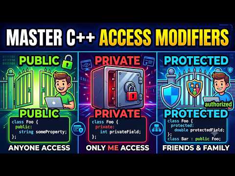 C++ Access Modifiers Explained: Public, Private & Protected