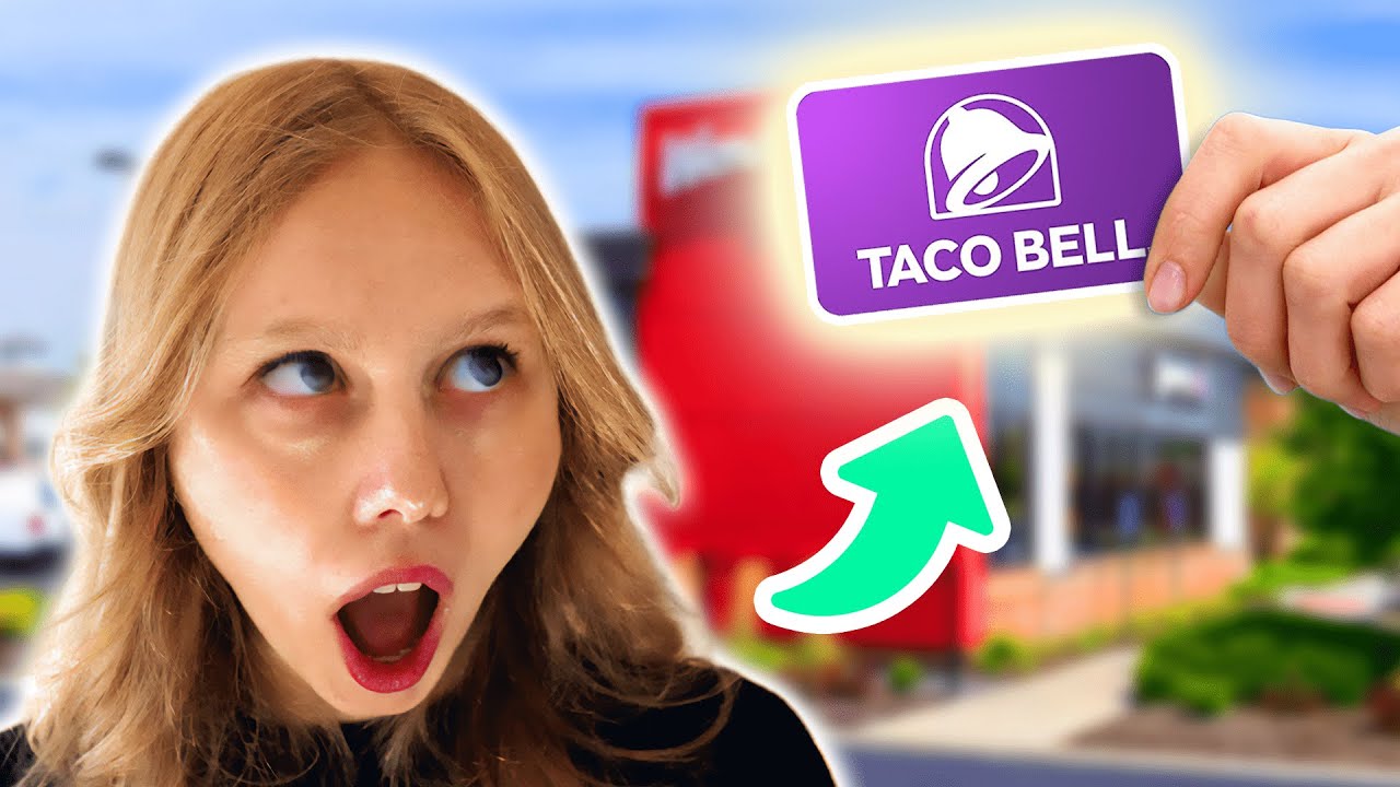 I surprised my favorite WENDY's worker with a TACO BELL gift card!!!