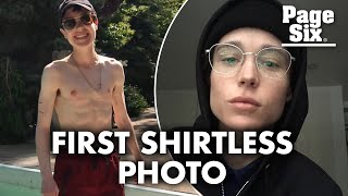 Elliot Page shares shirtless photo 5 months after coming out as trans | Page Six Celebrity News