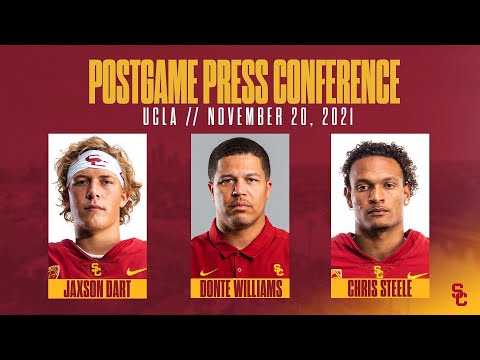 Football: USC vs. UCLA Postgame Press Conference