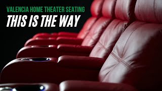 Valencia Home Theater Seating - Verona In Red
