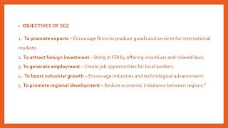 Special Economic Zones (Sezs) Explained Objectives, Features, Benefits & Challenges Indian Economy