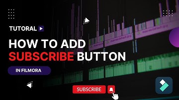 How To Put YouTube Subscribe Button In Video Using Filmora