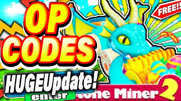 *NEW* ALL WORKING BIG UPDATE CODES FOR STONE MINER SIMULATOR 2! ROBLOX STONE MINER SIMULATOR 2 CODES