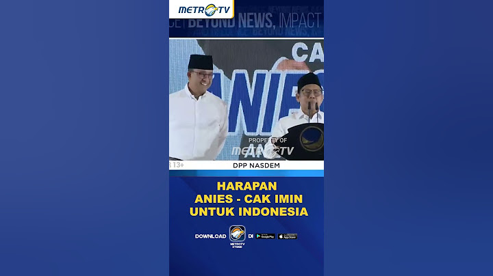 Harapan Anies - Cak Imin Untuk Indonesia #shorts