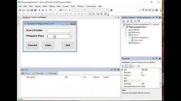 US Dollar to Philippine Peso in C#