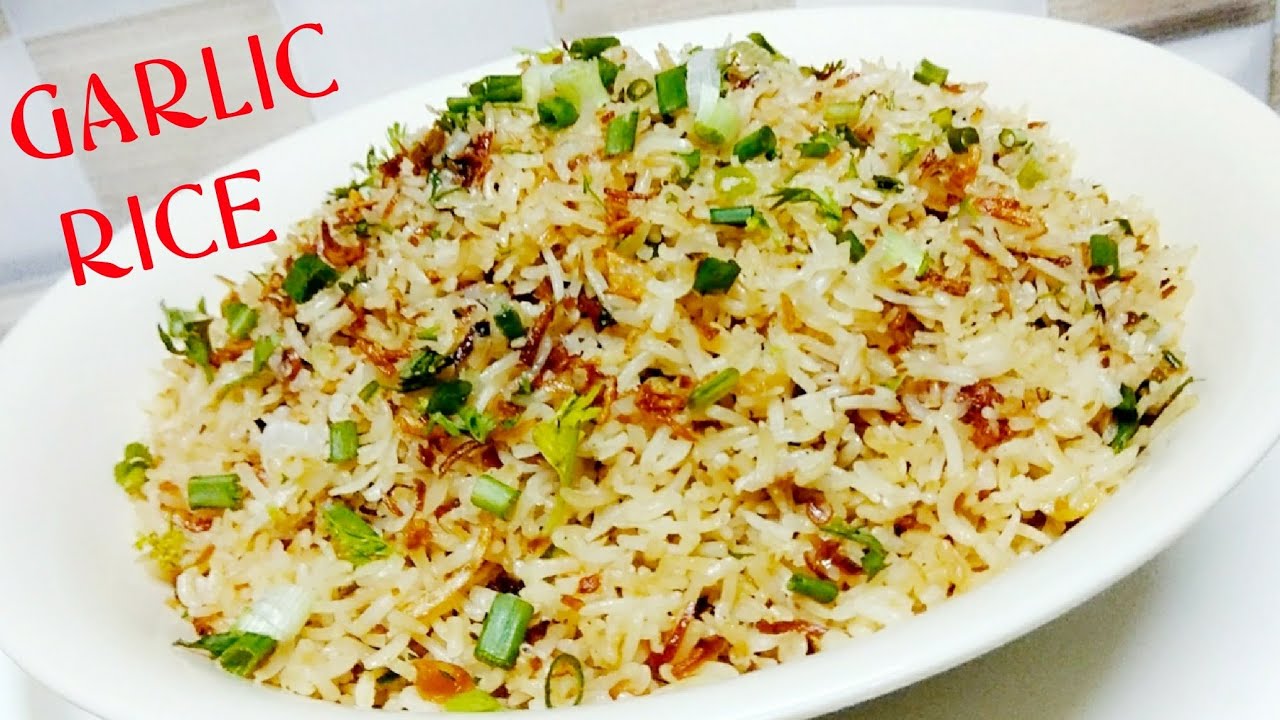 GARLIC RICE | QUICK AND EASY RECIPE | IN HINDI