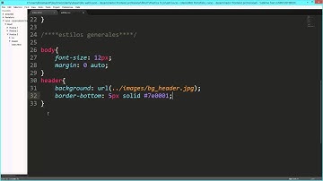 12 - Maquetación completa - CSS I
