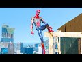 GTA 5 Iron Spidermam Man Crazy Epic Stunt/Ragdolls/Euphoria Ragdolls -Episode 03