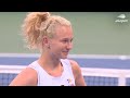 Townsend/Siniakova On-Court Interview | 2025 US Open Quarterfinal