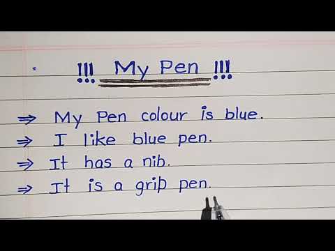 essay on my Pen in English |essay on pen | 10 lines essay on pen| pen ...
