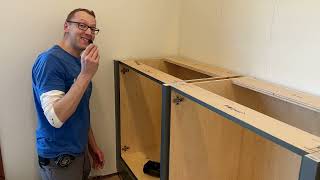 How To Install Cabinet Face Frames, Filler Strips and Scribes with the Lamello P System