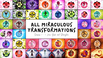 Every Miraculous transformation (Season 1-4)