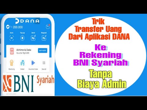 transfer uang dari aplikasi dana ke rekening bni syariah