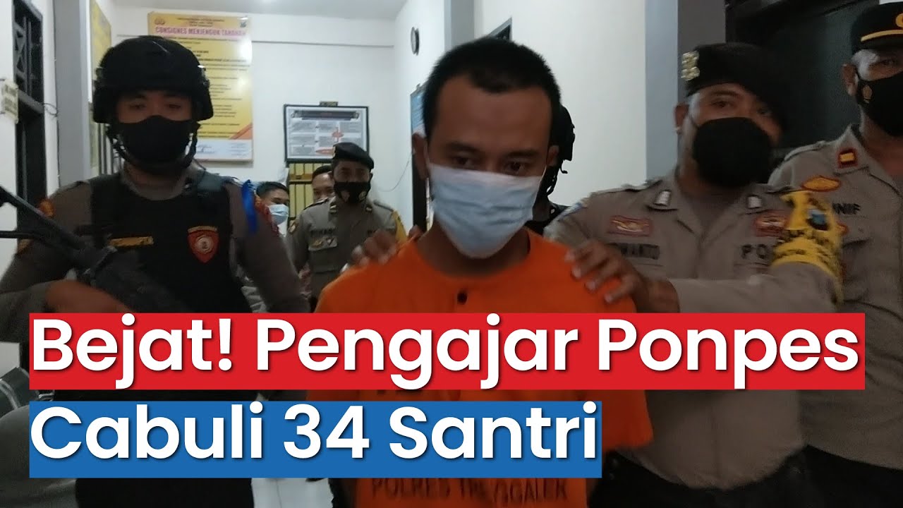Bejat! Cabuli 34 Santri, Pengajar Ponpes di Trenggalek Ditangkap Polisi