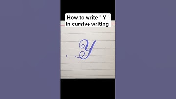 How to write letter Y in cursive writing | calligraphy | alphabet writing #calligraphymasters #shots