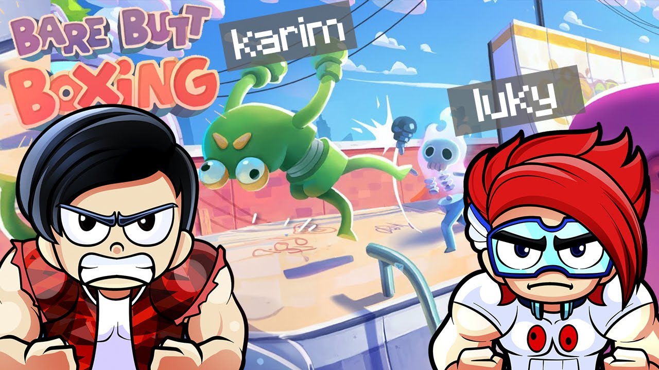 ¡Las LUCHAS mas GRACIOSAS del MUNDO! 😨🥊💥 Karim Juega en BARE BUTT BOXING