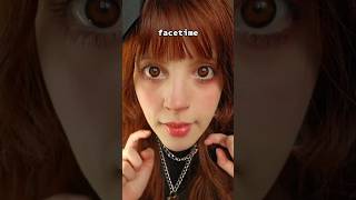 facetime vs real life 😶