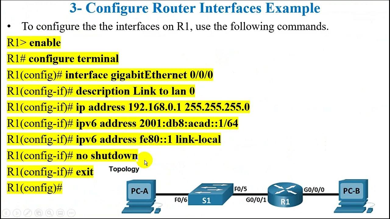Lab3 Basic Router Configuration YouTube