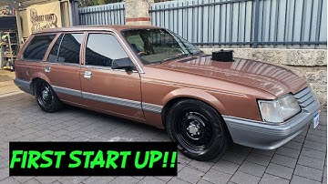 Holden Vk commodore 355 stroker conversion EP 3: First start!