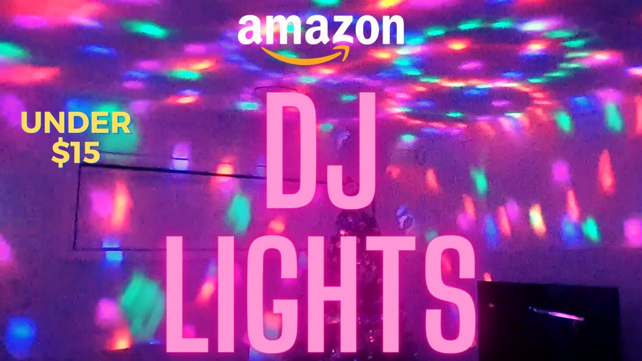 The Best Budget DJ Lights Party Lights on Amazon YouTube
