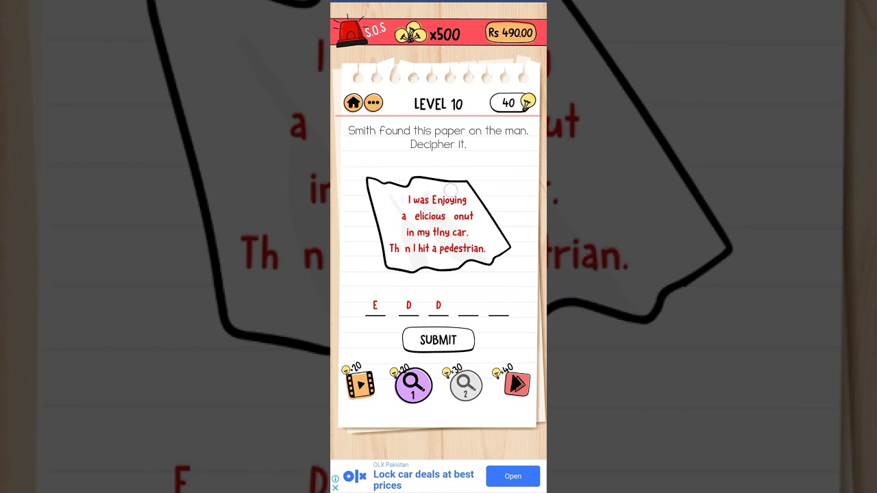 Brain test 2 (Agent smith) Level 10